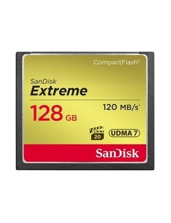 Sandisk CF Extreme 128GB cartão de memória Flash compacto