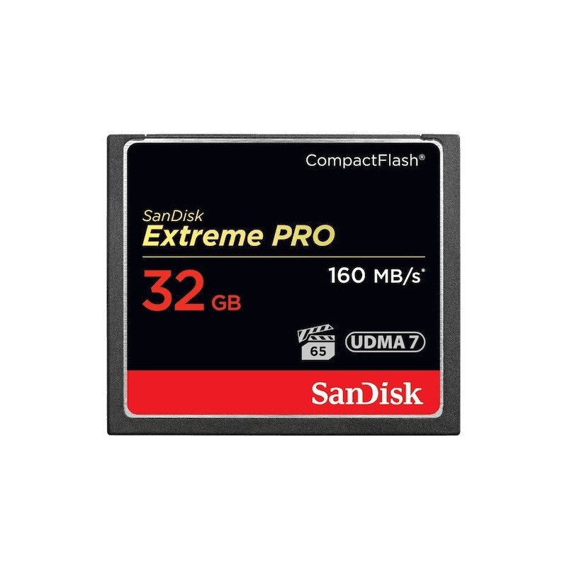 Sandisk 32GB Extreme Pro CF 160MB/s cartão de memória Flash compacto