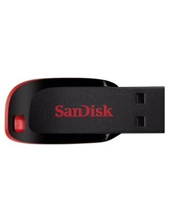 Sandisk Cruzer Blade unidade de memória USB 64 GB USB Type-A 2.0 Preto, Vermelho