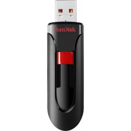 Sandisk Cruzer Glide unidade de memória USB 64 GB USB Type-A 2.0 Preto, Vermelho