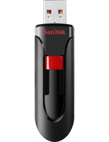 Sandisk Cruzer Glide unidade de memória USB 64 GB USB Type-A 2.0 Preto, Vermelho
