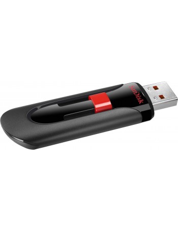 Sandisk Cruzer Glide unidade de memória USB 64 GB USB Type-A 2.0 Preto, Vermelho