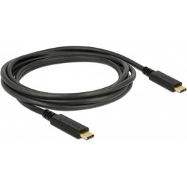 DeLOCK 83668 cabo USB 2 m 3.2 Gen 1 (3.1 Gen 1) USB C Preto