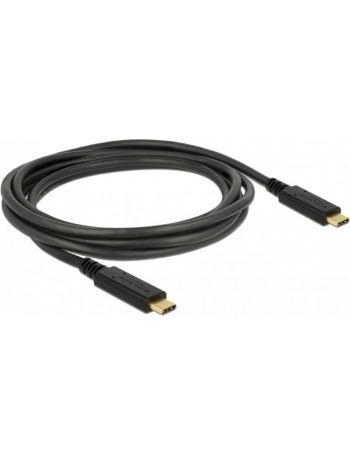 DeLOCK 83668 cabo USB 2 m 3.2 Gen 1 (3.1 Gen 1) USB C Preto