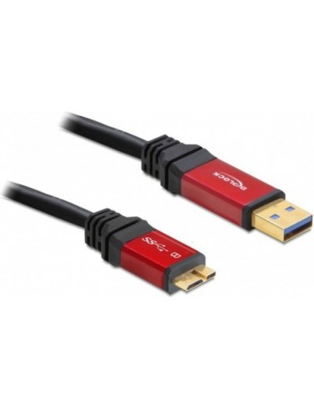 DeLOCK 5.0m 3.0 USB A-micro-B cabo USB 5 m 3.2 Gen 1 (3.1 Gen 1) Micro-USB B