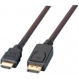 EFB Elektronik K5561SW.1V2 cabo DisplayPort 1 m HDMI Preto