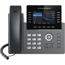 Grandstream Networks GRP2615 telefone IP Preto, Cinzento Estação com fios TFT 10 linhas Wi-Fi