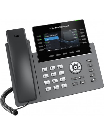 Grandstream Networks GRP2615 telefone IP Preto, Cinzento Estação com fios TFT 10 linhas Wi-Fi