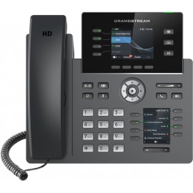 Grandstream Networks GRP2614 telefone IP Preto Estação com fios TFT 4 linhas Wi-Fi