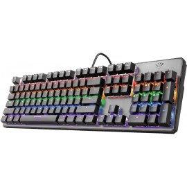 Trust GXT 865 Asta teclado USB Português Preto