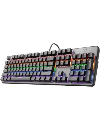 Trust GXT 865 Asta teclado USB Português Preto