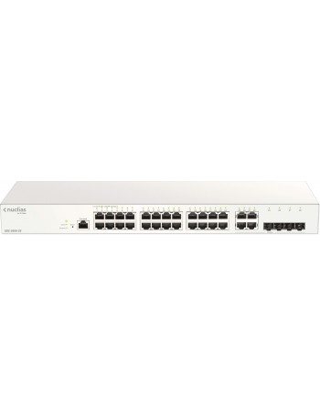 D-Link DBS-2000-28 switch de rede Gerido Gigabit Ethernet (10 100 1000) Cinzento