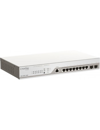 D-Link DBS-2000-10MP switch de rede Gerido Gigabit Ethernet (10 100 1000) Cinzento Apoio Power over Ethernet (PoE)