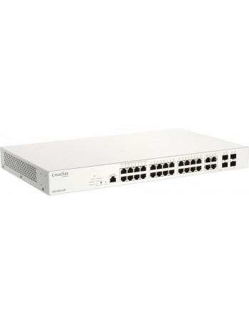D-Link DBS-2000-28P switch de rede Cinzento Apoio Power over Ethernet (PoE)