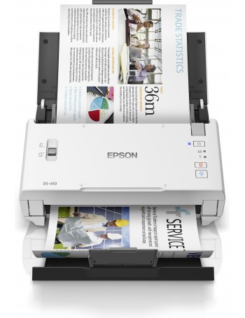 Epson WorkForce DS-410 600 x 600 DPI Scanner com alimentação por folhas Preto, Branco A4