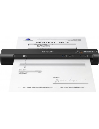 Epson WorkForce ES-60W 600 x 600 DPI Scanner com alimentação por folhas Preto A3