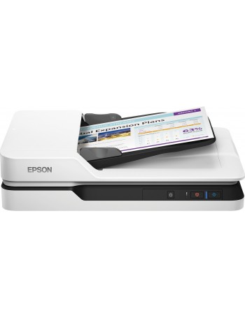 Epson WorkForce DS-1630 1200 x 1200 DPI Scanner de mesa e ADF Preto, Branco A4