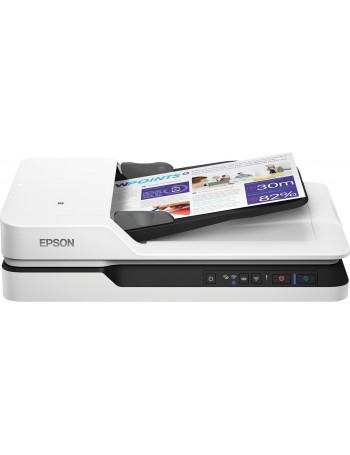 Epson WorkForce DS-1660W 600 x 600 DPI Scanner Flatbed Preto, Branco A4