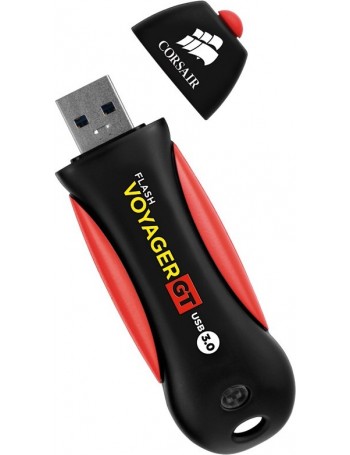 Corsair Voyager GT unidade de memória USB 256 GB USB Type-A 3.2 Gen 1 (3.1 Gen 1) Preto, Vermelho