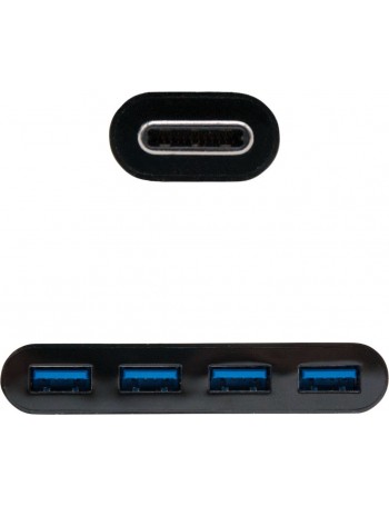 Nanocable 10.16.4401-BK hub de interface USB 2.0 Preto