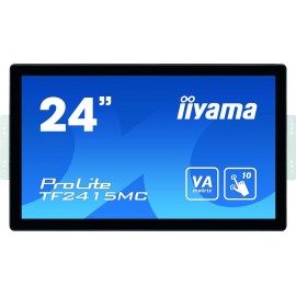 iiyama ProLite TF2415MC-B2 ecrã tátil 60,5 cm (23.8") 1920 x 1080 pixels Preto Multitoque Multi-usos