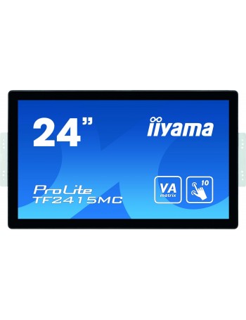 iiyama ProLite TF2415MC-B2 ecrã tátil 60,5 cm (23.8") 1920 x 1080 pixels Preto Multitoque Multi-usos