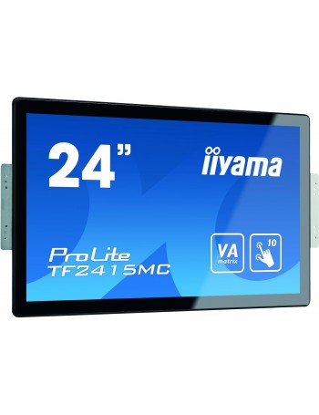 iiyama ProLite TF2415MC-B2 ecrã tátil 60,5 cm (23.8") 1920 x 1080 pixels Preto Multitoque Multi-usos