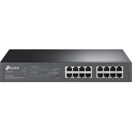 TP-LINK TL-SG1016PE Gerido Gigabit Ethernet (10 100 1000) Preto Apoio Power over Ethernet (PoE)