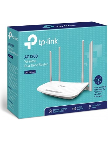 TP-LINK Archer A5 router sem fios Dual-band (2,4 GHz   5 GHz) Fast Ethernet Branco