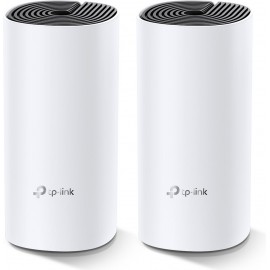 TP-LINK Deco M4(2-pack) router sem fios Dual-band (2,4 GHz   5 GHz) Gigabit Ethernet Preto, Branco