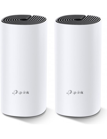 TP-LINK Deco M4(2-pack) router sem fios Dual-band (2,4 GHz   5 GHz) Gigabit Ethernet Preto, Branco