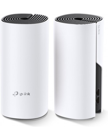 TP-LINK Deco M4(2-pack) router sem fios Dual-band (2,4 GHz   5 GHz) Gigabit Ethernet Preto, Branco