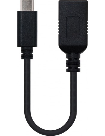 Nanocable USB 3.1, 0.15m cabo USB 0,15 m 3.2 Gen 2 (3.1 Gen 2) USB A USB C Preto