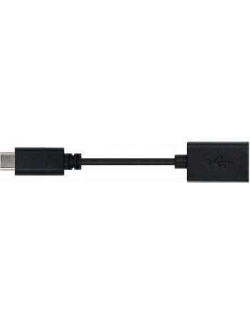 Nanocable USB 2.0, 0.15m cabo USB 0,15 m USB C USB A Preto