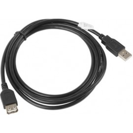 Lanberg CA-USBE-10CC-0018-BK cabo USB 1,8 m 2.0 USB A Preto