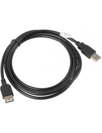 Lanberg CA-USBE-10CC-0018-BK cabo USB 1,8 m 2.0 USB A Preto