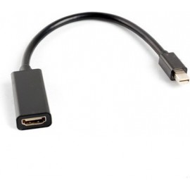 Lanberg AD-0005-BK cabo de interface adaptador de género Mini DisplayPort HDMI 1.3b Preto