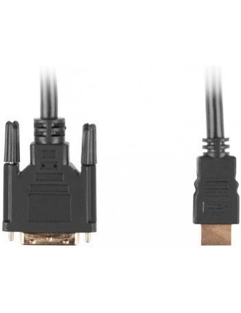 Lanberg CA-HDDV-10CC-0050-BK adaptador de cabo de vídeo 5 m HDMI Type A (Standard) DVI-D Preto