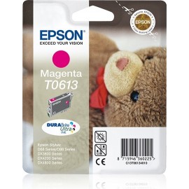 Epson Teddybear Tinteiro Magenta T0613 Tinta DURABrite Ultra (c alarme RF+AM)