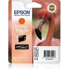 Epson Flamingo Tinteiro Laranja T0879 Ultra Gloss High-Gloss 2