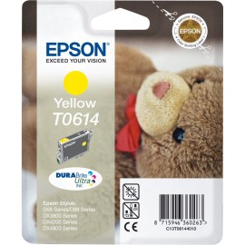 Epson Teddybear Tinteiro Amarelo T0614 Tinta DURABrite Ultra