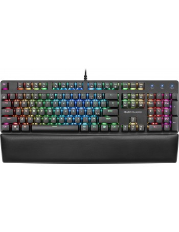 Mars Gaming MK5 teclado USB QWERTY Português Preto