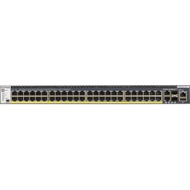 Netgear M4300-52G-PoE+ 550W PSU Gerido L2 L3 L4 Gigabit Ethernet (10 100 1000) Preto 1U Apoio Power over Ethernet (PoE)