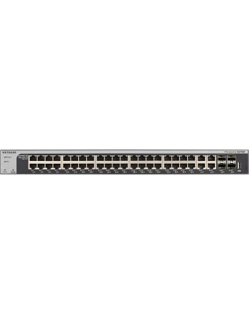 Netgear XS748T-100NES switch de rede Gerido L2+ L3 10G Ethernet (100 1000 10000) Preto