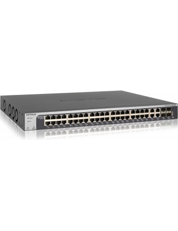 Netgear XS748T-100NES switch de rede Gerido L2+ L3 10G Ethernet (100 1000 10000) Preto