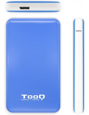 TooQ TQE-2528BL Caixa para Discos Rígidos 2.5" Compartimento SSD Azul