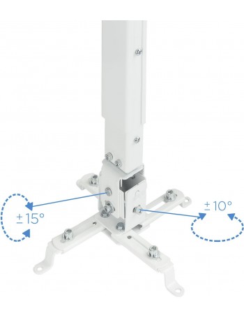 TooQ PJ2012T-W suporte de projetores Teto Branco