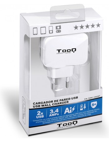 TooQ TQWC-1S02WT carregador de dispositivos móveis interior Branco
