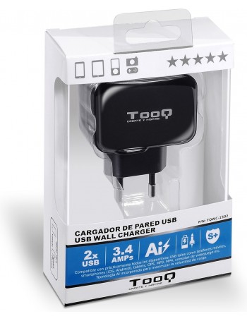 TooQ TQWC-1S02 carregador de dispositivos móveis interior Preto