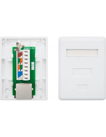 Nanocable 10.21.1601 tomada RJ-45 Branco